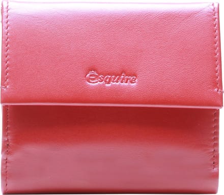 Esquire Portemonnee New Silk Wallet Red Donkerrood