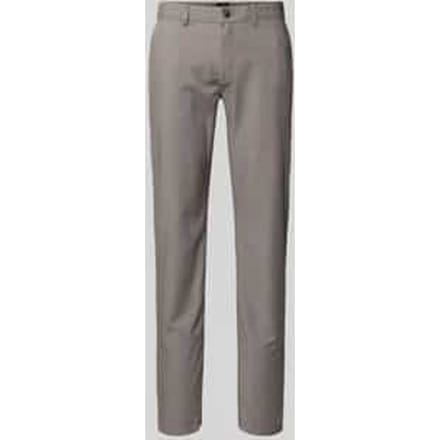 Slim fit stoffen broek met Franse steekzakken