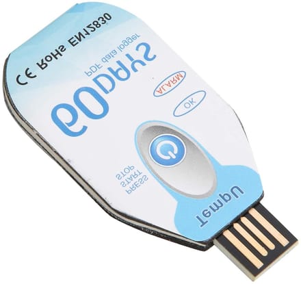 USB Datarecorder - Temperatuur Logger - Data Opslag - Plug and Read - 10000 Punten - Wit