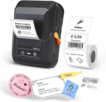 VH Supplies® Labelmaker - Labelprinter - Etiketten Printer