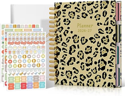 Grote Week- en Maandplanner 2025-2026 (18 Maanden) met Stickers en Cadeaubox