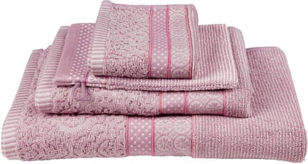 Pip Studio Soft Zellige Handdoek - 55x100 cm - Set van 3 - Lila