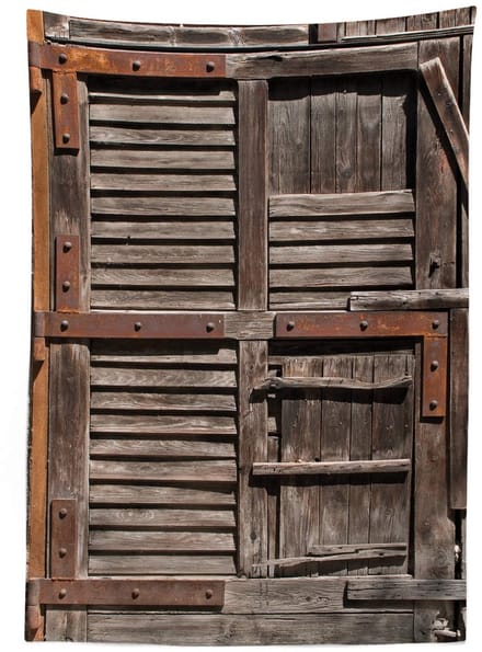 Abakuhaus Ackerland Tafelkleed – Satijnmix 140x240 cm – Umbra Bruin