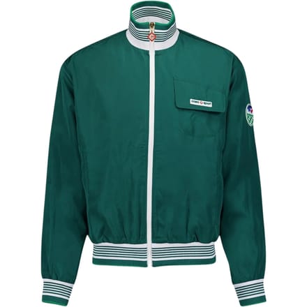Casablanca Trainingsjack Groen Mf23-jk-256-02 Groene Jassen Heren