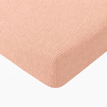 Decoware Mousseline Hoeslaken - Microvezel - Roze - 90x200 cm