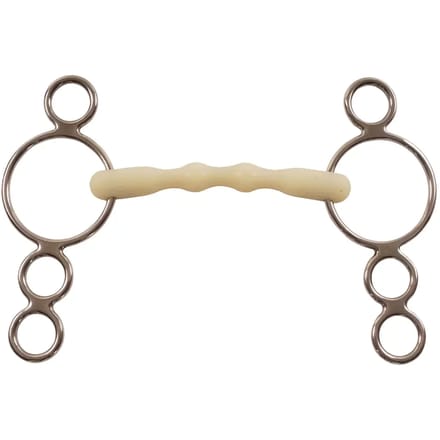 Mors met 4 ringen voor paard Happy Mouth HM Mullen