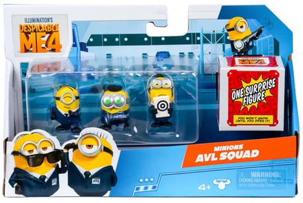 Despicable Me 4 pack verzamelfiguren - 6 cm groot