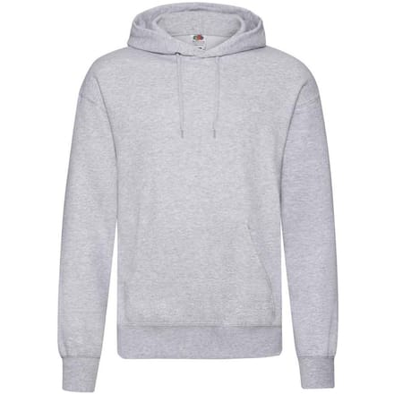 Fruit of the Loom Heren Klassiek Heather Hooded Sweatshirt (Heide Grijs)