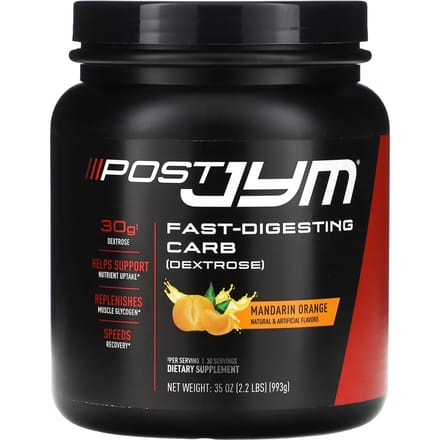 Post Jym, snel verteerbare koolhydraten, mandarijn, 993 g (2,2 pond)