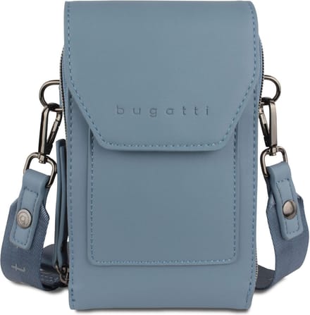 bugatti Schoudertas Telefoontasje Almata Mobile Purse Bag Denim Lichtblauw