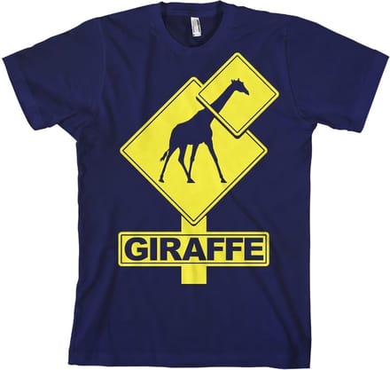 Hybris Giraffe Sign T-shirt Navy