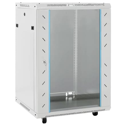 vidaXL - Netwerkkast - 15U - 19" - IP20 - 60x45x86 - cm - grijs