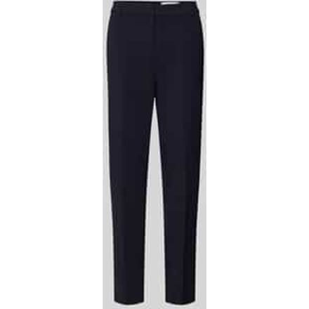 Stoffen broek met achterzak