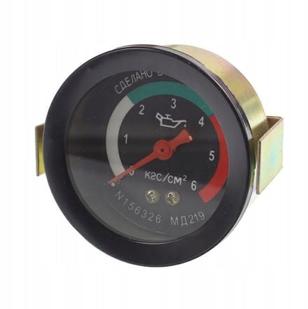 olie drukmeter tot 6 bar - drukmeter - oliedrukindicator - oliedrukklokje