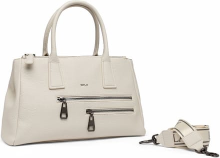 REPLAY Handtas Schoudertas Handbag Birch Crème