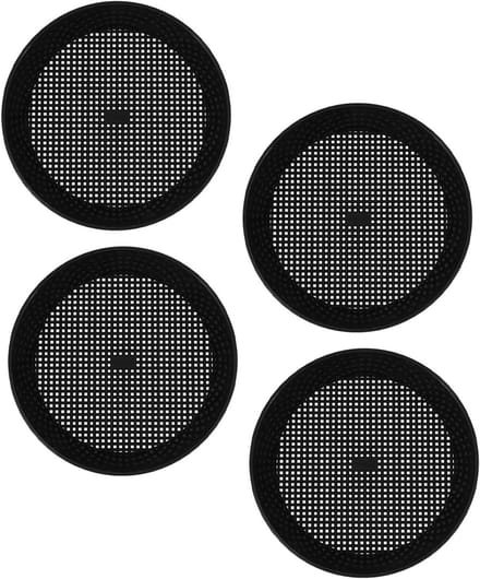 Bodem Zeef - Compost Zeef - Grond Sorteren - Versterkt Kunststof - 4 Stuks - Zwart