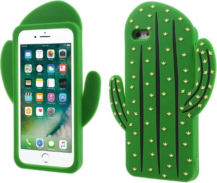 Peachy 3D Cactus hoesje geschikt voor iPhone 6 en 6s silicone