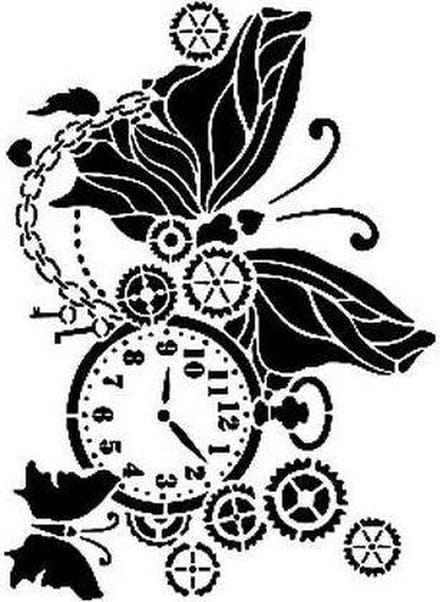 Cadence Mask Stencil AS - zakhorloge-vlinder 03 014 0533 21X29cm