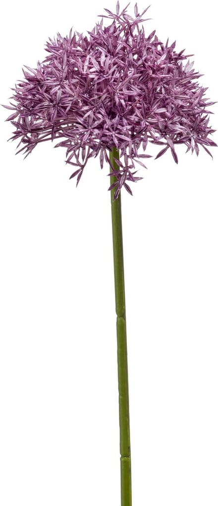 Emerald - Kunstbloem Allium 62cm paars - Kunstplant voor binnen