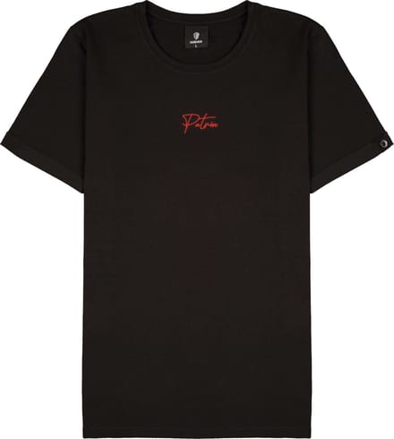 Patrón Wear - Emilio T-shirt Black/Red - Maat M