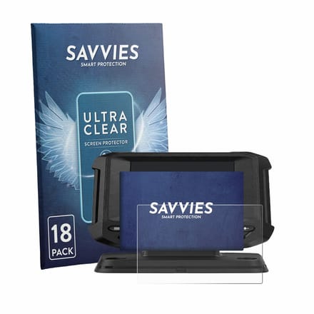 Savvies - Screenprotector voor Lowrance Eagle 4 - Folie Beschermfolie transparant 18 Stuks