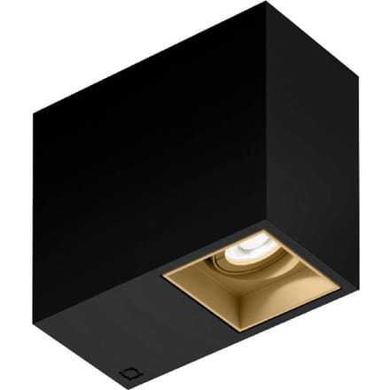 Wever & Ducré Lighting WEVER & DUCRÉ Downlight Planopetit 1.0 zwart/beige 927 dimbaar