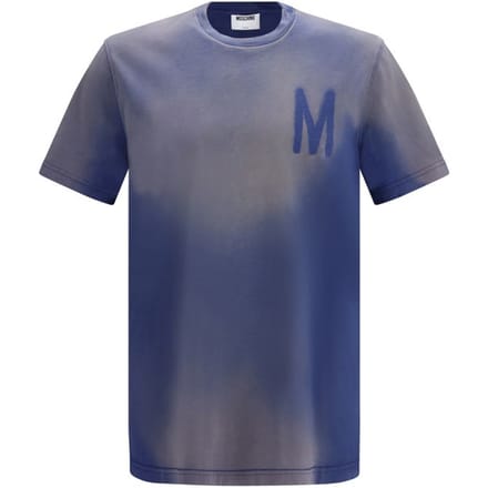Moschino Blauw Katoenen T-Shirt