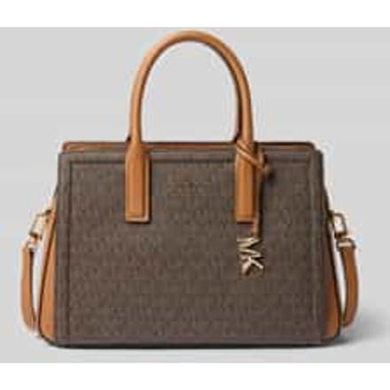 Michael Kors Laila Medium Handtas Dames - Leer - Bruin/AcGoudn