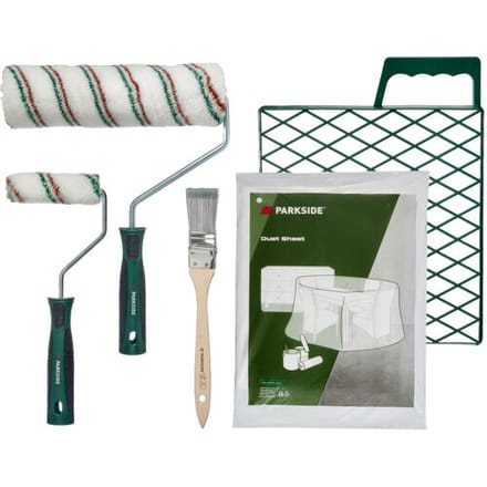PARKSIDE Muurverfset of verfroller met telescopische steel (Schilder set 7)