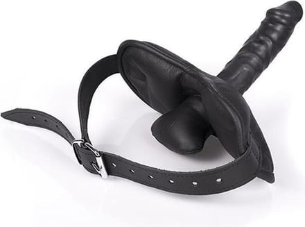 Kiotos - Ball gag Masker Met dildo
