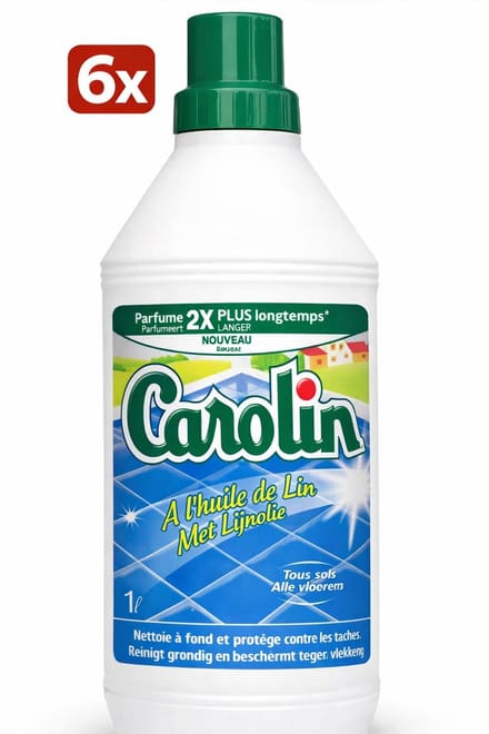 6 x Carolin - Allesreiniger - Linseed Oil - 1L