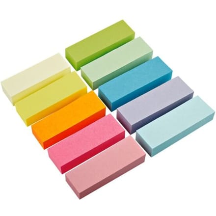 Info page markers - 10 x 100 vel - 15x50mm - assorti - IN-5679-88