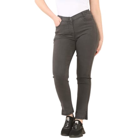 MYT Dames Elastische Taille Jeans in Charcoal