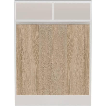 Opklapbare Eettafel - Stijlvol Eiken Design - Ruimtebesparend 70x90x15cm - Duurzaam Melamine Materiaal