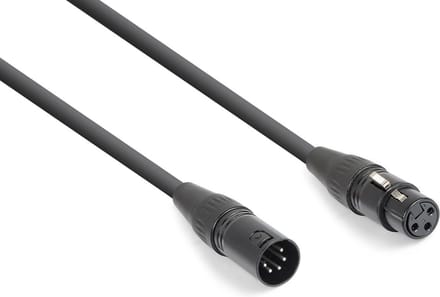 PD Connex DMX verloopkabel 5-pin XLR male naar 3-pin XRL female