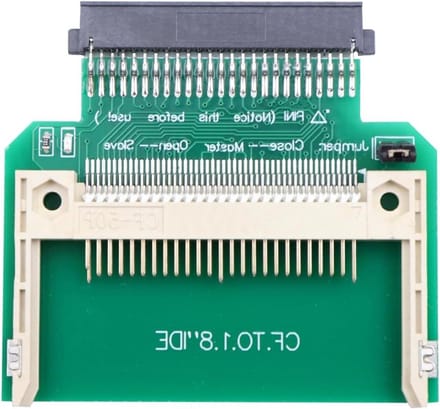 CF Kaart Adapter - Compact Flash Adapter - Opslag Uitbreiden - IDE naar CF - 18 inch - Zwart