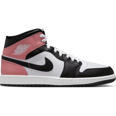 Jordan 1 Mid White Rust Pink Black - Maat 43