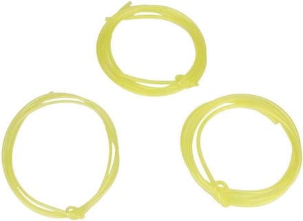 Brandstofslang Set - Slang Buis - Motor Onderhoud - Hoge Kwaliteit Plastic - 1.5 Meter - Geel