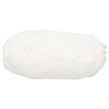 Fil de Coton Doux Dense Durable Fil pour Écharpes pour Sacs à Main Tricotés à la Main Pulls Écharpes DIY white