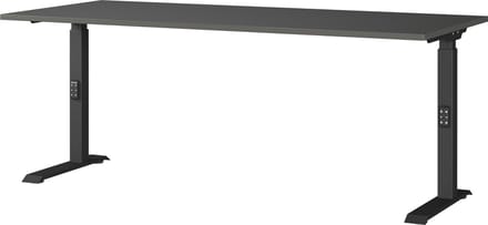 Bureau Galileo Grafiet - 180x80cm - Hoogte 91 cm - In hoogte verstelbaar