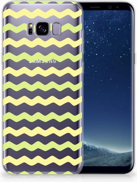 Samsung Galaxy S8 Plus TPU bumper Waves Yellow