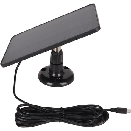 Camera Zonnepaneel IP65 Waterdicht Camera Oplader 5V 4W Hoge Efficiëntie voor Micro USB C Wit zwart
