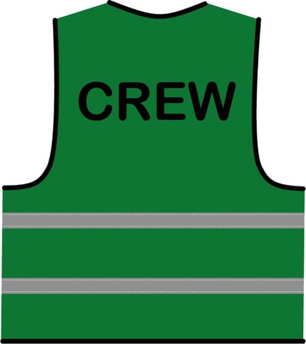 Crew hesje groen