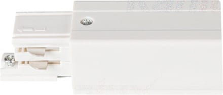 Kanlux Trackrails Startstuk Wit 3 Fase - Rechts