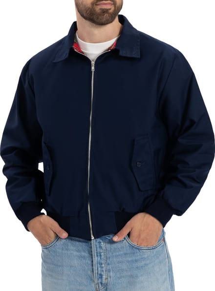 Harrington Jas - Klassieke Herenjas Maat XL - Navy - Heren Jassen