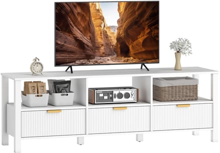 HOMCOM TV-meubel - Spaanplaat - 152x39,5x50cm - Wit