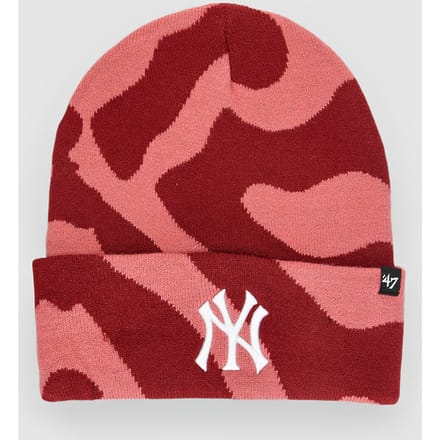 47Brand Mlb Yankees Freeform '47 Cuff Knit Muts rood