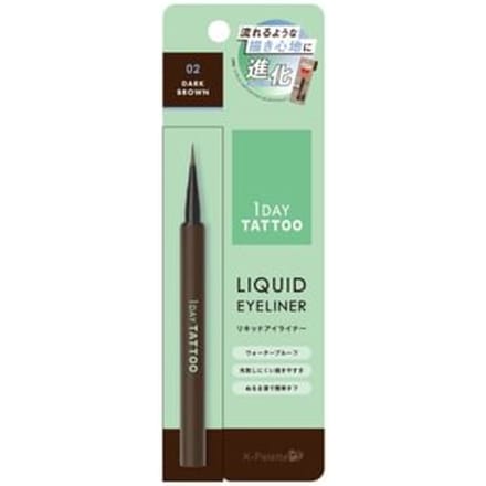 K-Palette - 1 Day Tattoo Liquid Eyeliner A 02 Dark Brown