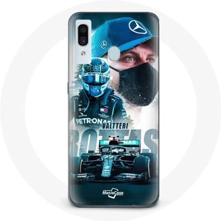 Case voor Samsung Galaxy A40 Formule 1 Valtteri Bottas Finse coureur