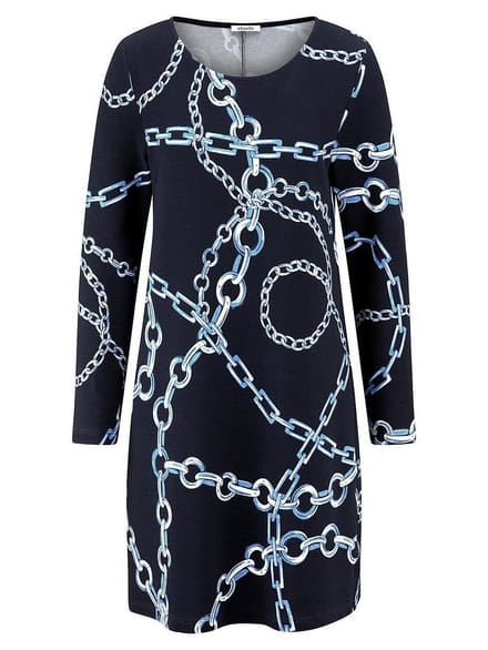 Jerseyjurk lange mouwen Van Efixelle blauw
